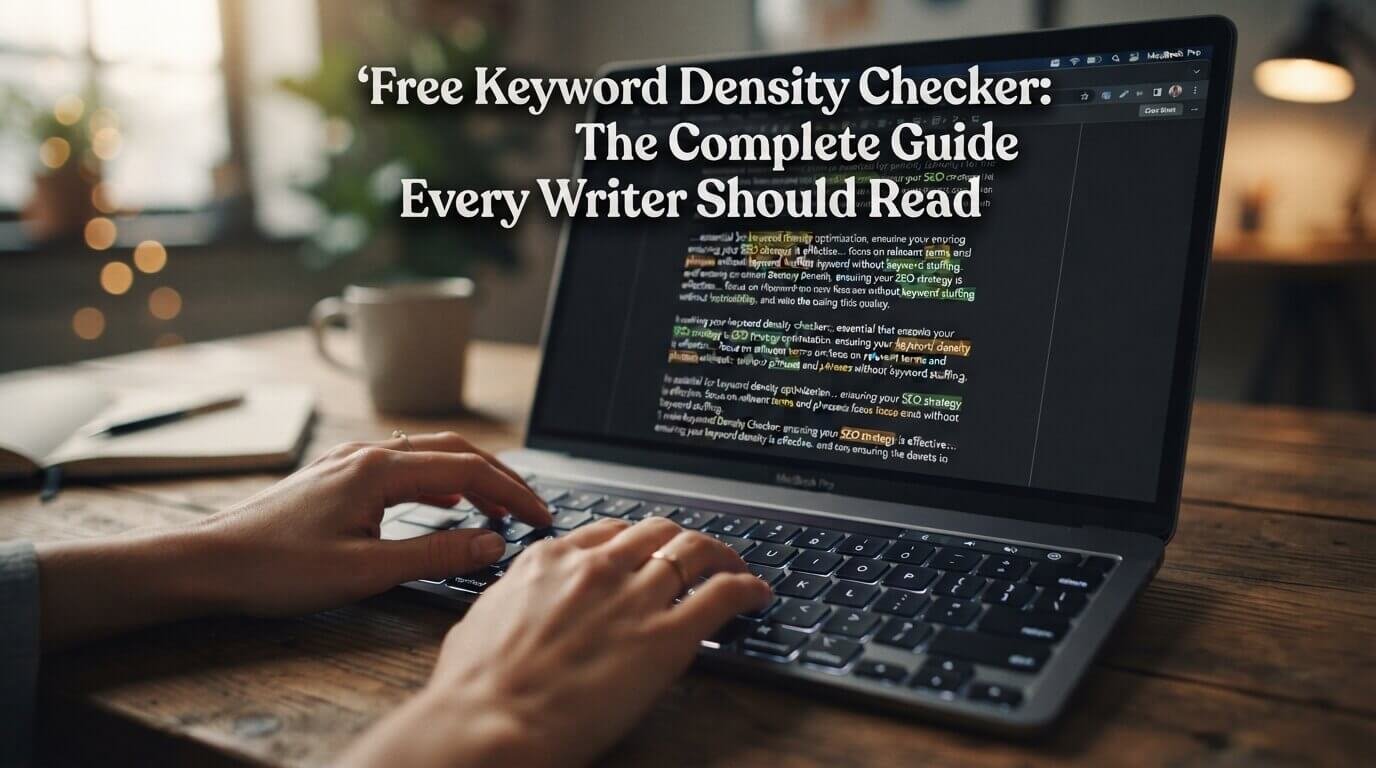 How to Use a Free Keyword Density Checker Step by Step