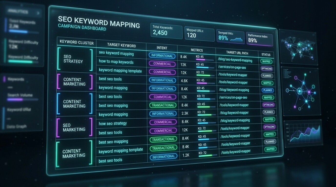 Keyword Mapping Template